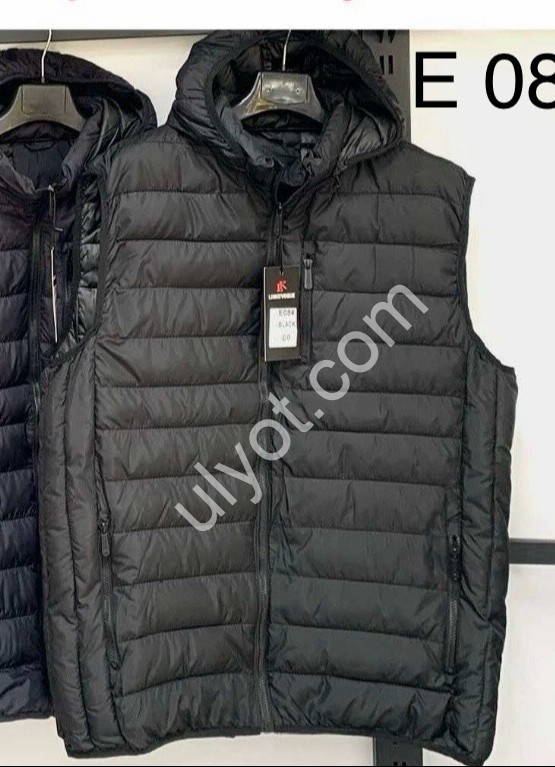 ЖИЛЕТКА (56-64) СЕРЫЙ E08