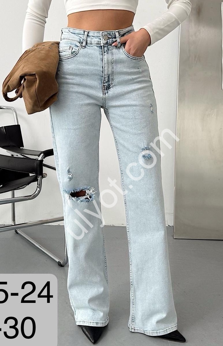 ДЖИНСИ REAL FOCUS (25-30) СВ.ГОЛУБИЙ 1905-24