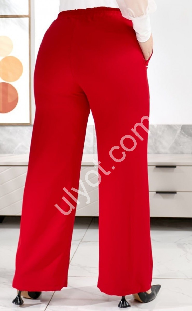 Фото 2 БРЮКИ (48-58) КРАСНЫЙ 17192