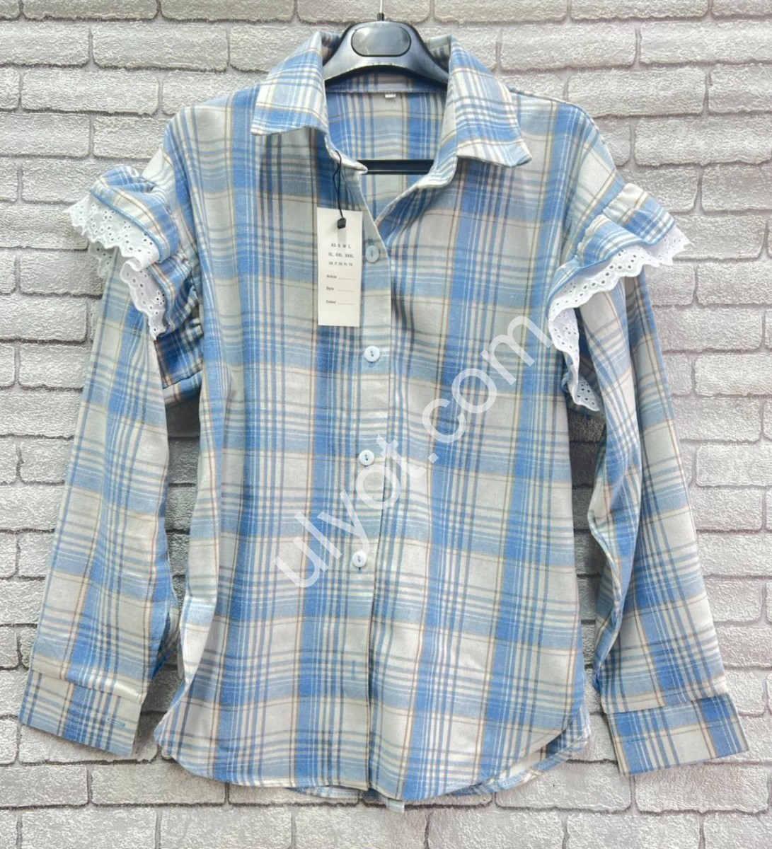 СОРОЧКА (42-52) БЛАКИТНИЙ 10