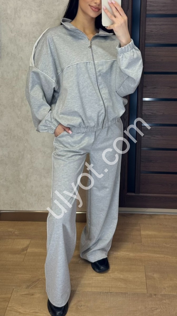 КОСТЮМ (42-52) СВ.СІРИЙ 109