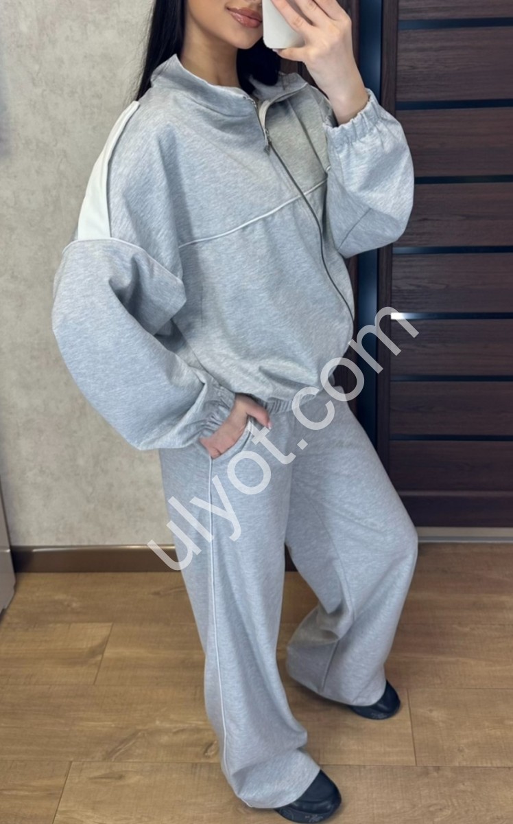 КОСТЮМ (42-52) СВ.СІРИЙ 109