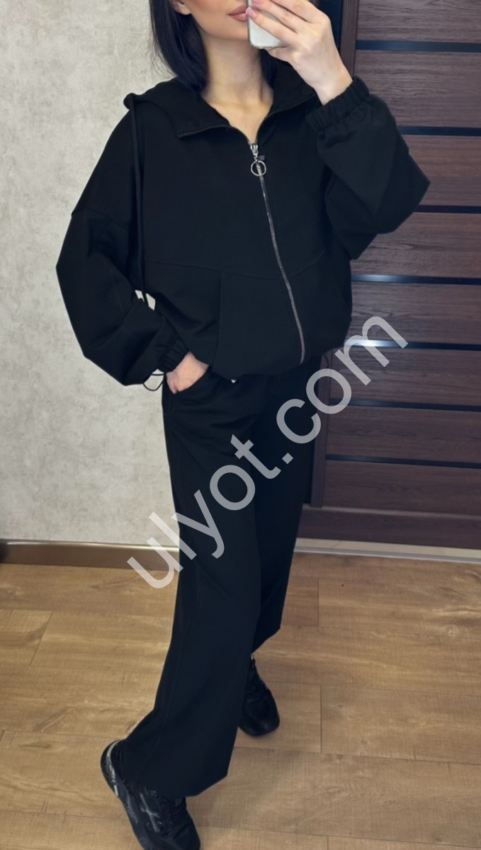 КОСТЮМ (42-52) ЧОРНИЙ 108