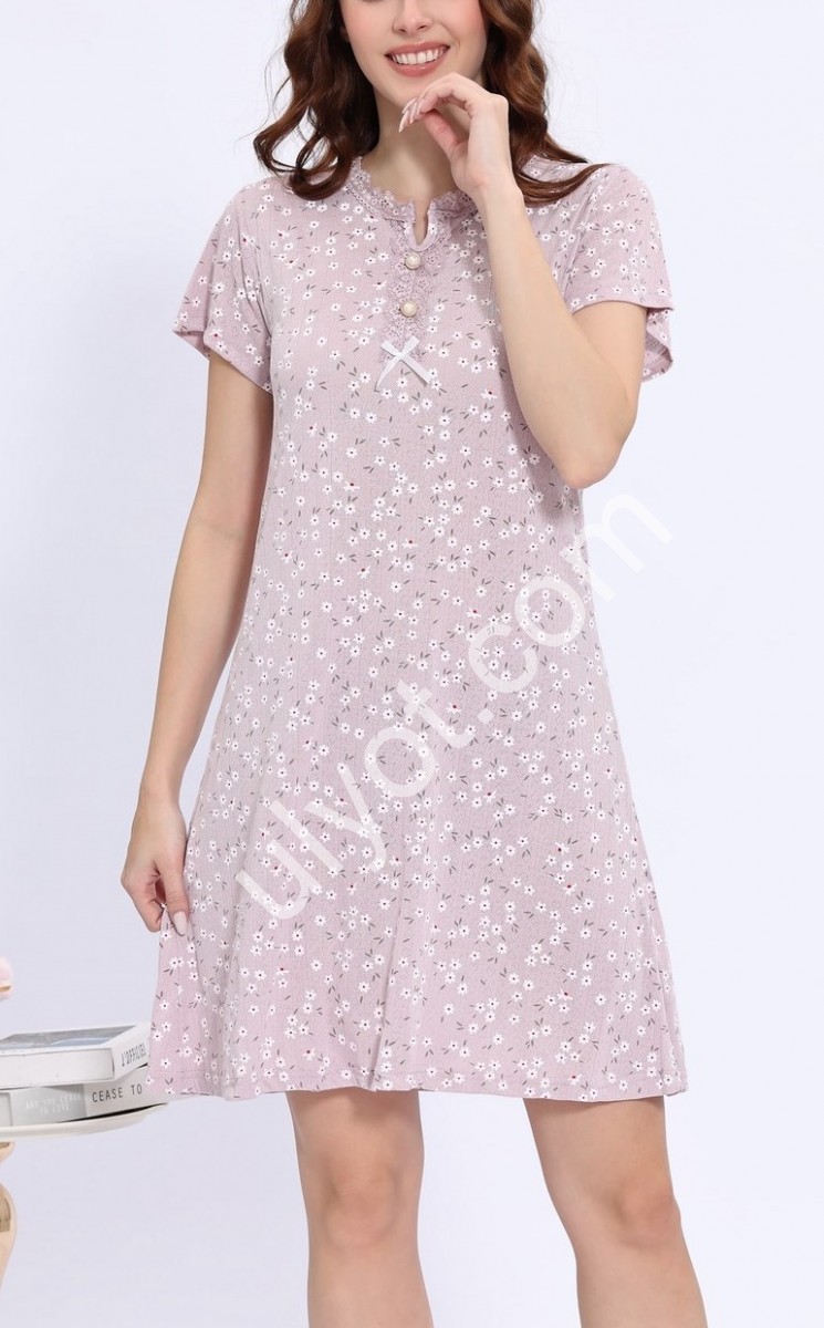 НОЧНУШКА (M-3XL) ЛАВАНДА 70410