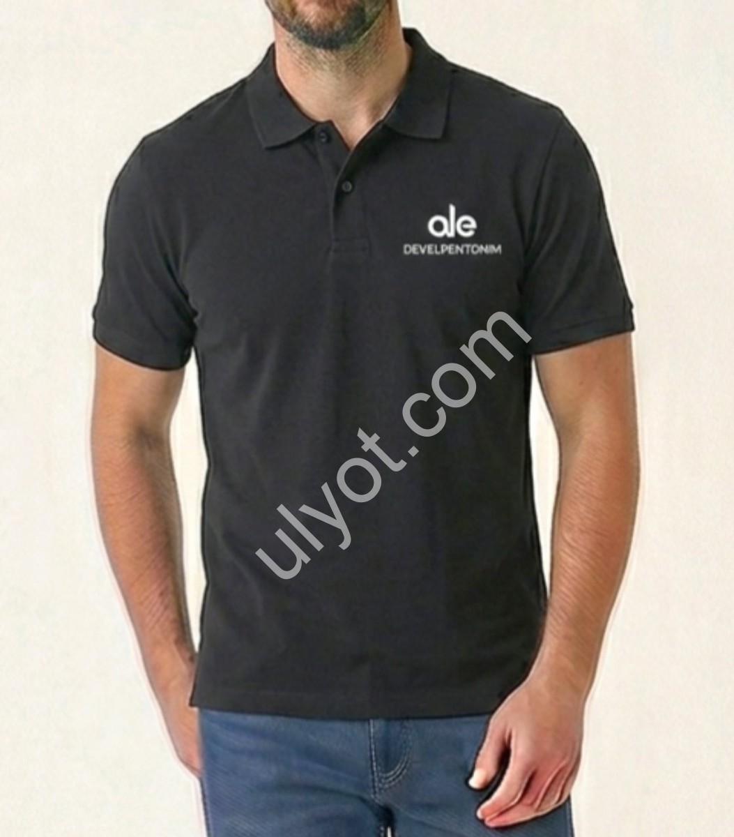 ФУТБОЛКА-ПОЛІ ALE (L-4XL) ЧОРНИЙ
