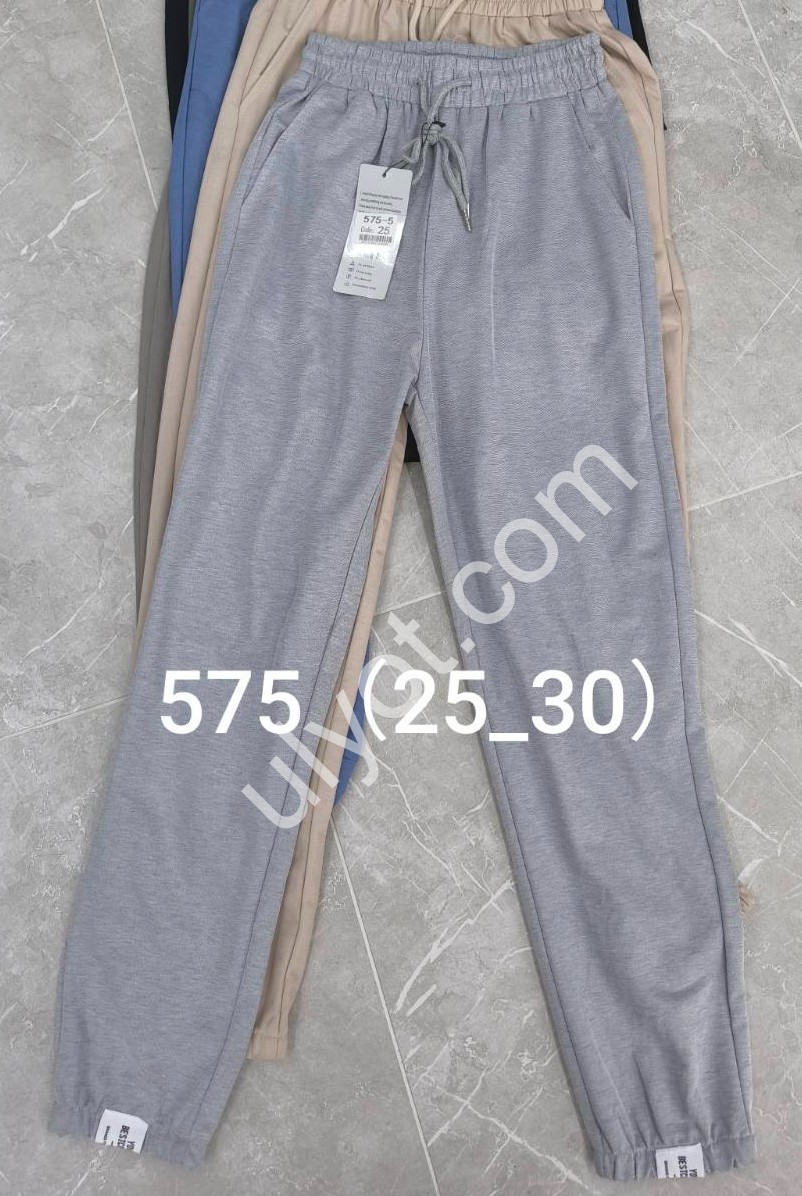 ШТАНЫ (25-30) МАНЖЕТ ЧЕРНЫЙ 575