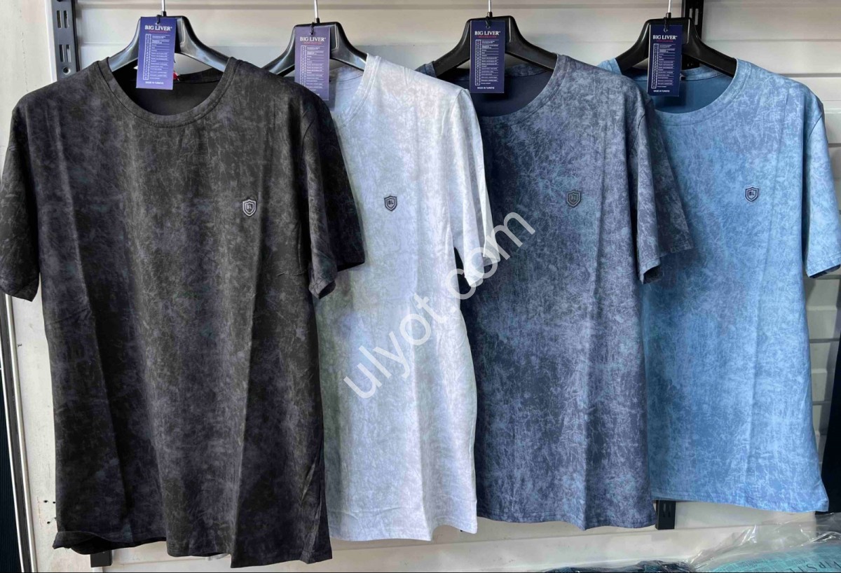 ФУТБОЛКА BIGLIVER (3XL-6XL) ЭЛЕТРИК 5575