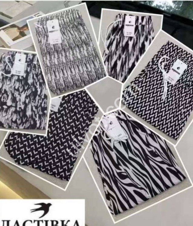 ШТАНЫ (3XL-10XL) ПРЯМОЙ МИКС 2822