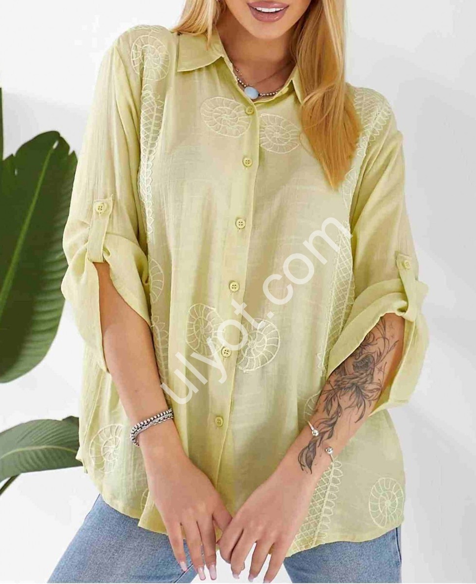 БЛУЗКА (XL-4XL) МОККО 122