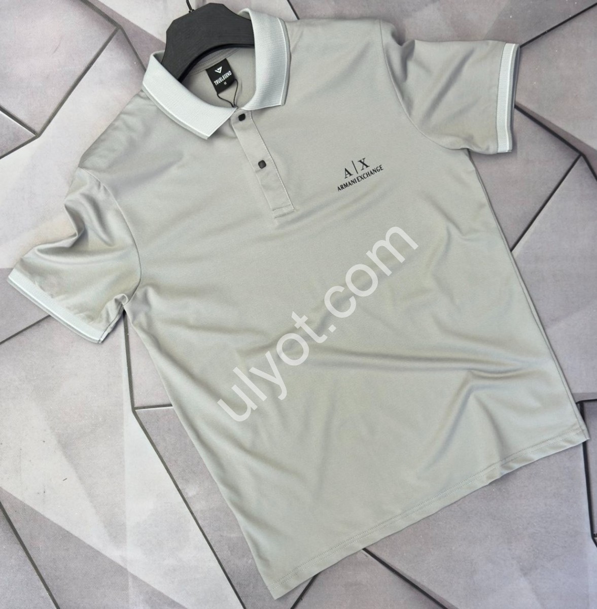 ФУТБОЛКА-ПОЛО A07 (S-2XL) КРЕМ 