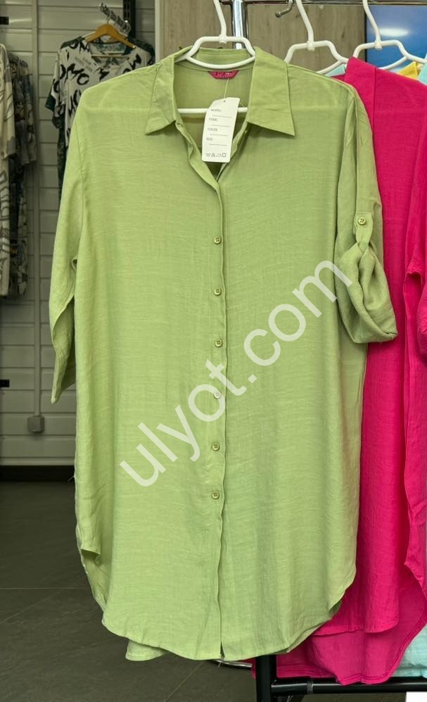 БЛУЗКА (XL-4XL) Зелений 501