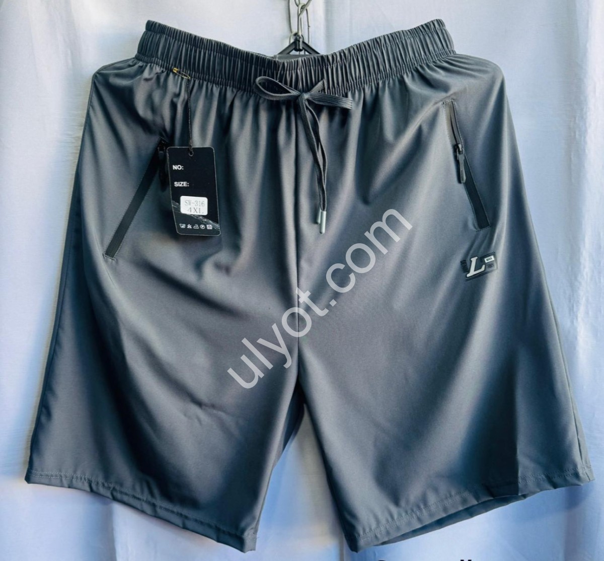 ШОРТЫ (3XL-7XL) СЕРЫЙ 316