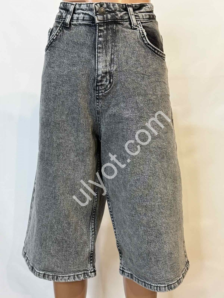 ШОРТЫ JEANS DENIM (30-36) СЕРЫЙ 3380