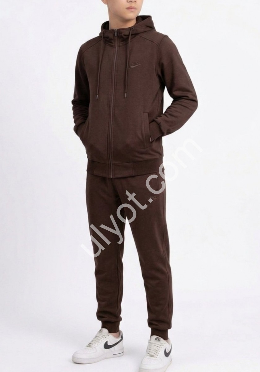 СПОРТ.КОСТЮМ N02 (42-50) МАНЖЕТ ШОКОЛАД