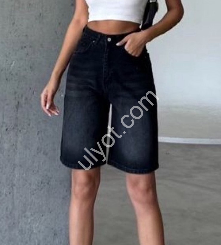 ШОРТЫ TOP SHOP (25-32) ЧЕРНЫЙ 2855