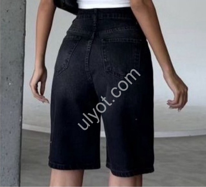 ШОРТЫ TOP SHOP (25-32) ЧЕРНЫЙ 2855