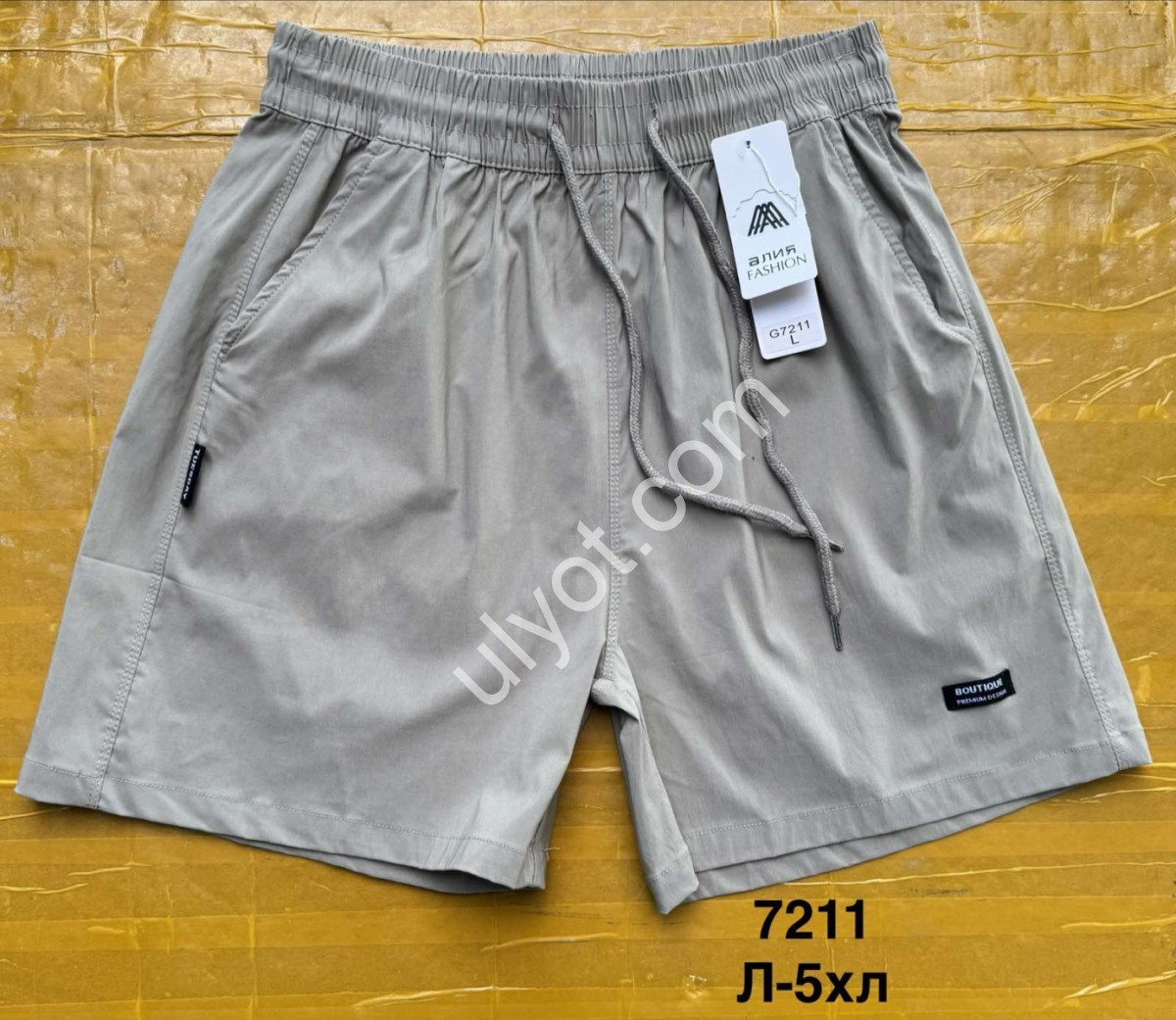 ШОРТЫ (L-5XL) ОЛИВКА 7211