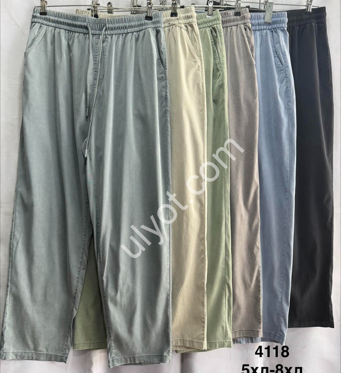 ШТАНЫ (5XL-8XL) ПРЯМОЙ МИКС 4118-1