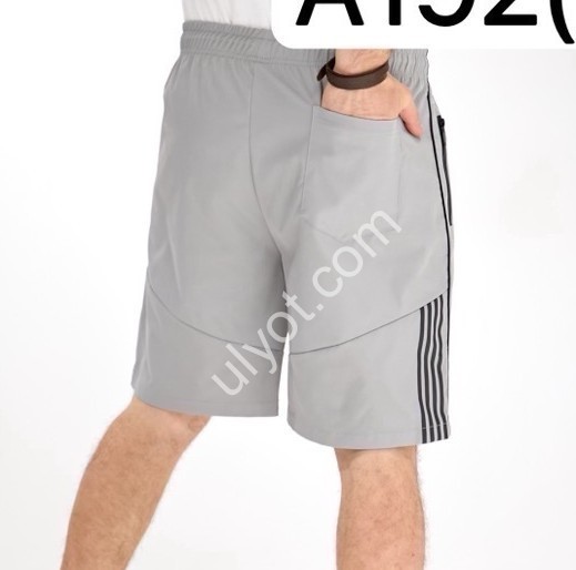 ШОРТИ AUDSA (M-3XL) СВ.СІРИЙ A192