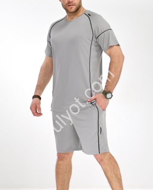 КОСТЮМ AUDSA (M-3XL) СВ.СЕРЫЙ A173