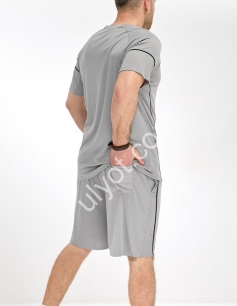 КОСТЮМ AUDSA (M-3XL) СВ.СЕРЫЙ A173