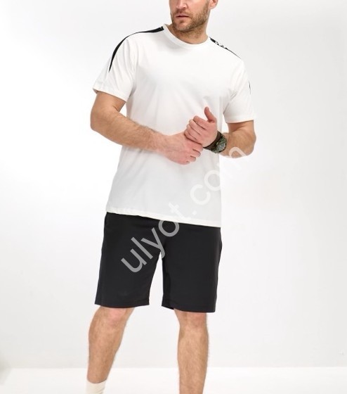 КОСТЮМ AUDSA (M-3XL) ЧЕРНЫЙ+БЕЛЫЙ A179