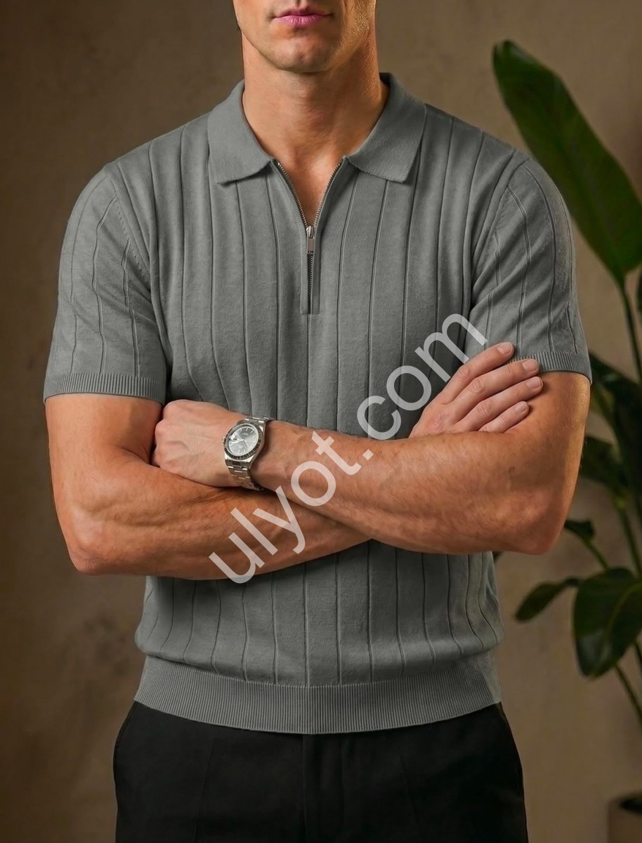 ФУТБОЛКА DEVANTI (M-2XL) СЕРЫЙ 74704