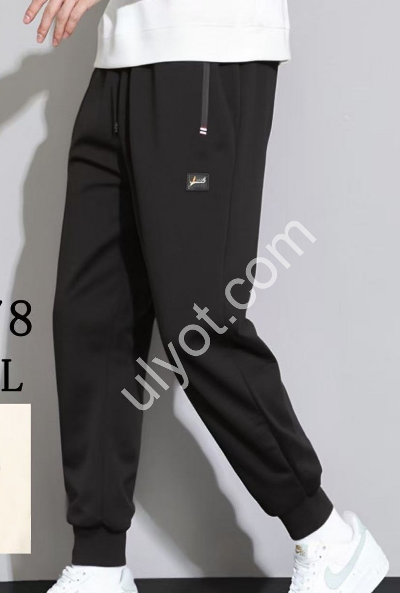 ШТАНИ (3XL-7XL) МАНЖЕТ Т.СИНІЙ 2878