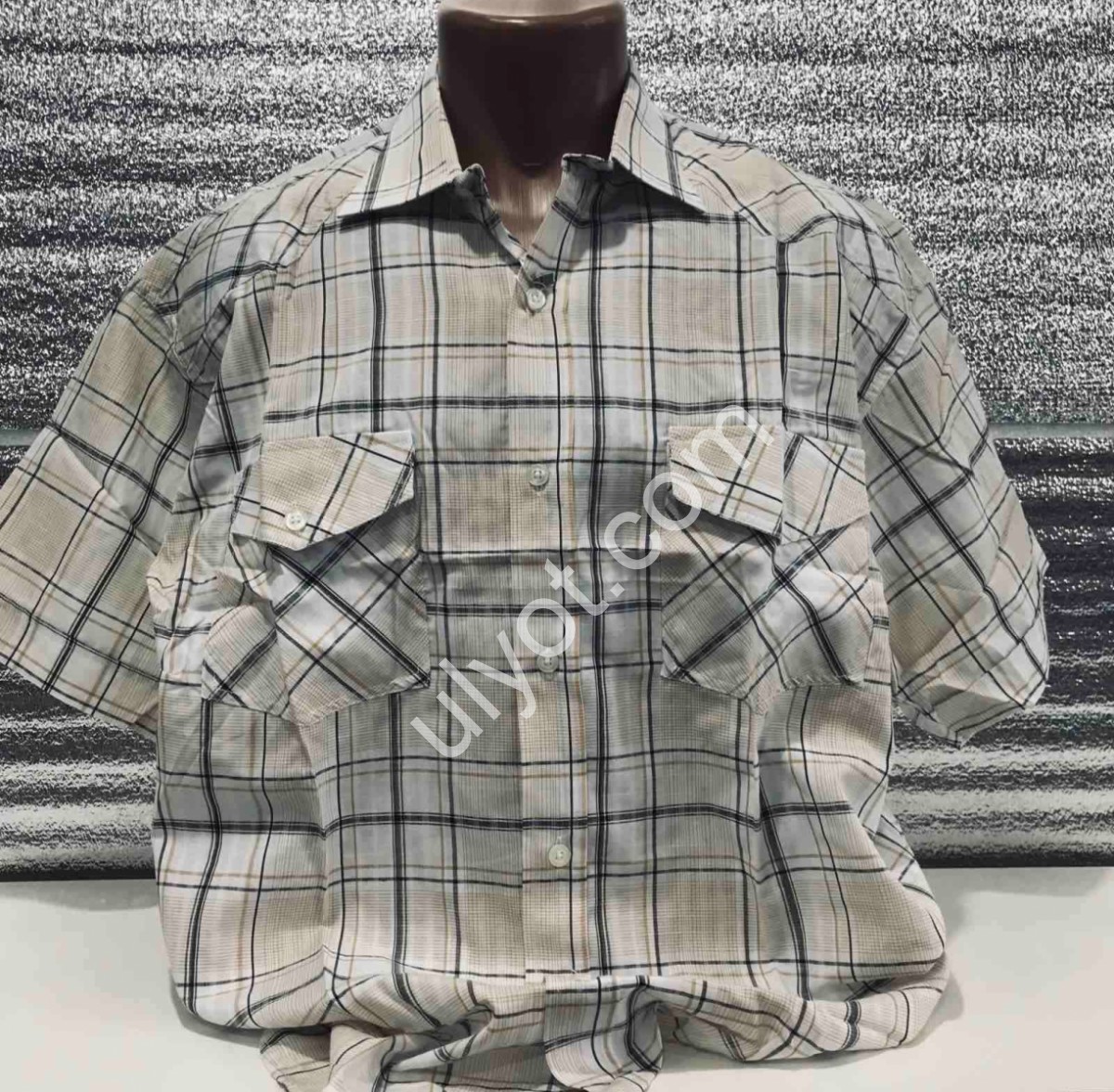 РУБАШКА MARCO ARMA (XL-5XL) СВ.БЕЖ 4006