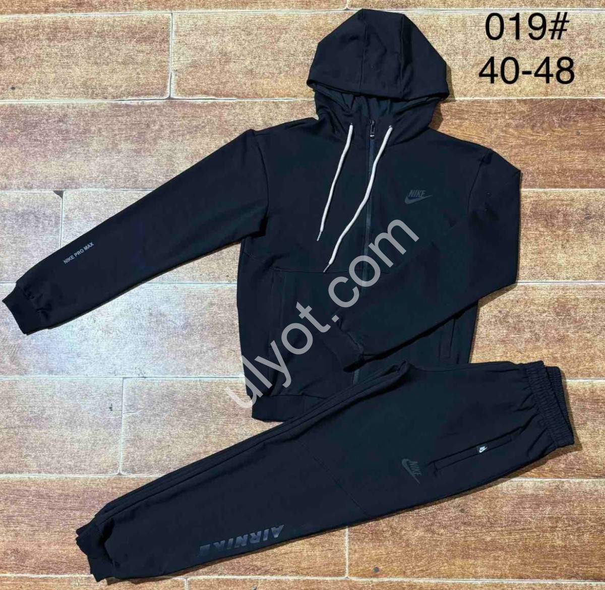 КОСТЮМ N02 (40-48) МАНЖЕТ ЧОРНИЙ 019