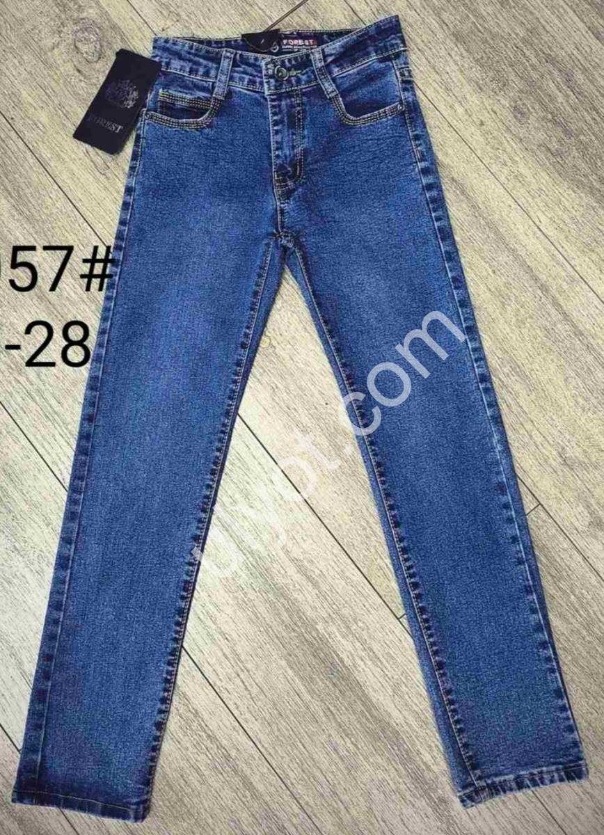 ДЖИНСИ FOREST JEANS (23-28) Т.СИНІЙ 2057