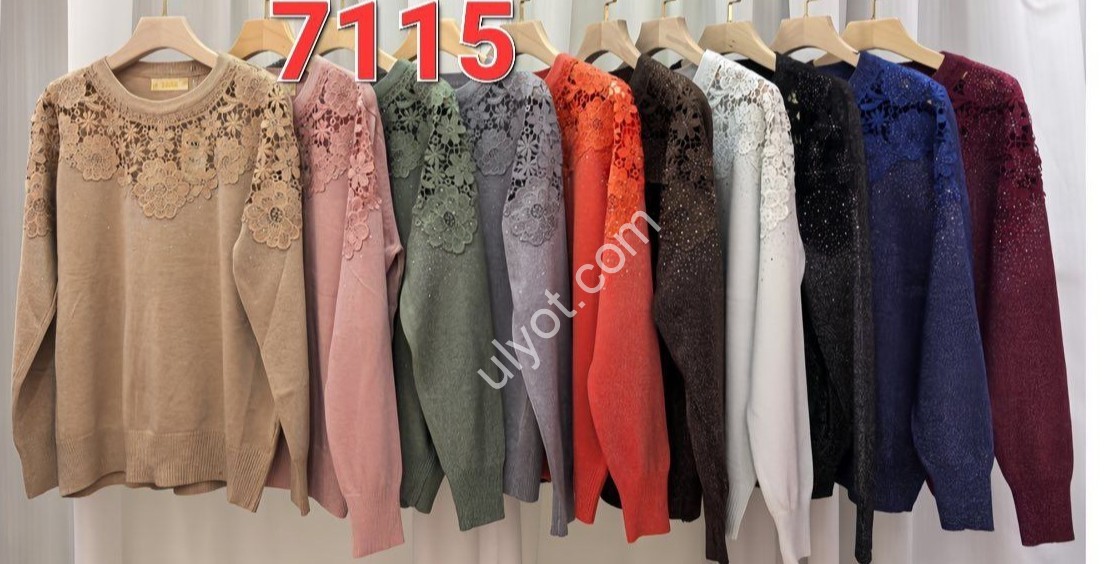 СВІТЕР (ONE SIZE 48-54) МІКС 7115