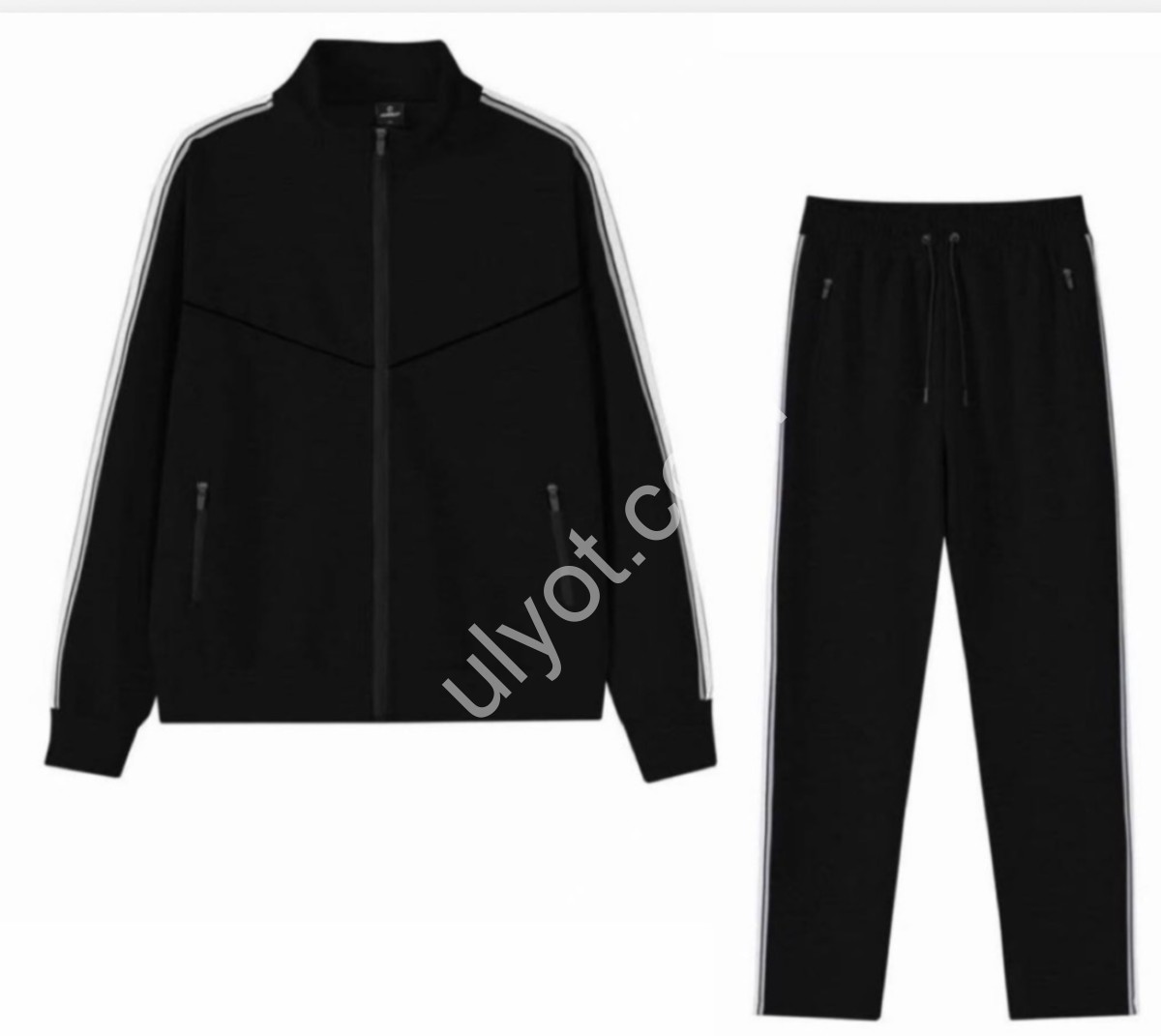 КОСТЮМ AUDSA (2XL-6XL) ПРЯМИЙ ЧОРНИЙ A215-1