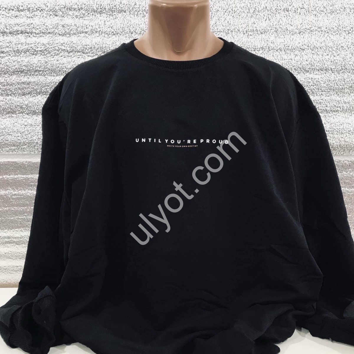 СВИТШОТ STRONGMAN (7XL-10XL) ЧЕРНЫЙ 
