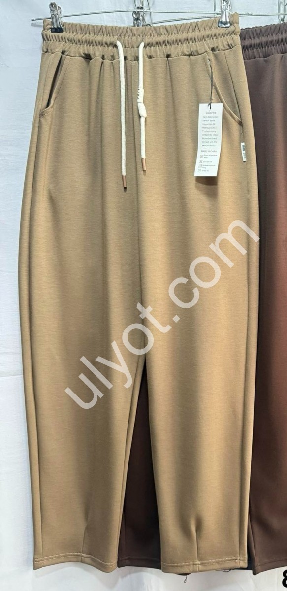 ШТАНЫ (L-4XL) СЕРЫЙ 8823