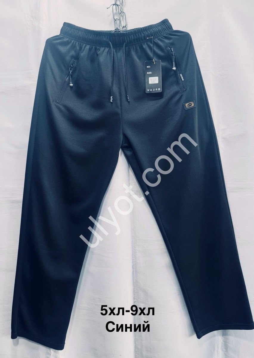 СПОРТ.ШТАНЫ (5XL-9XL) ПРЯМОЙ СИНИЙ 2830