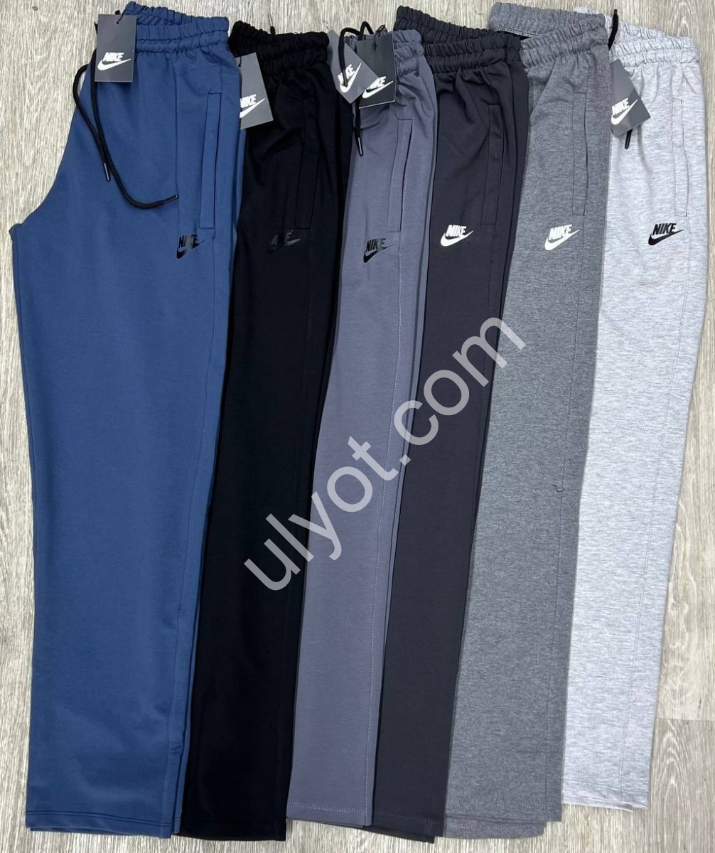 СПОРТ.ШТАНЫ N02 (M-3XL) ПРЯМОЙ СЕРЫЙ 264