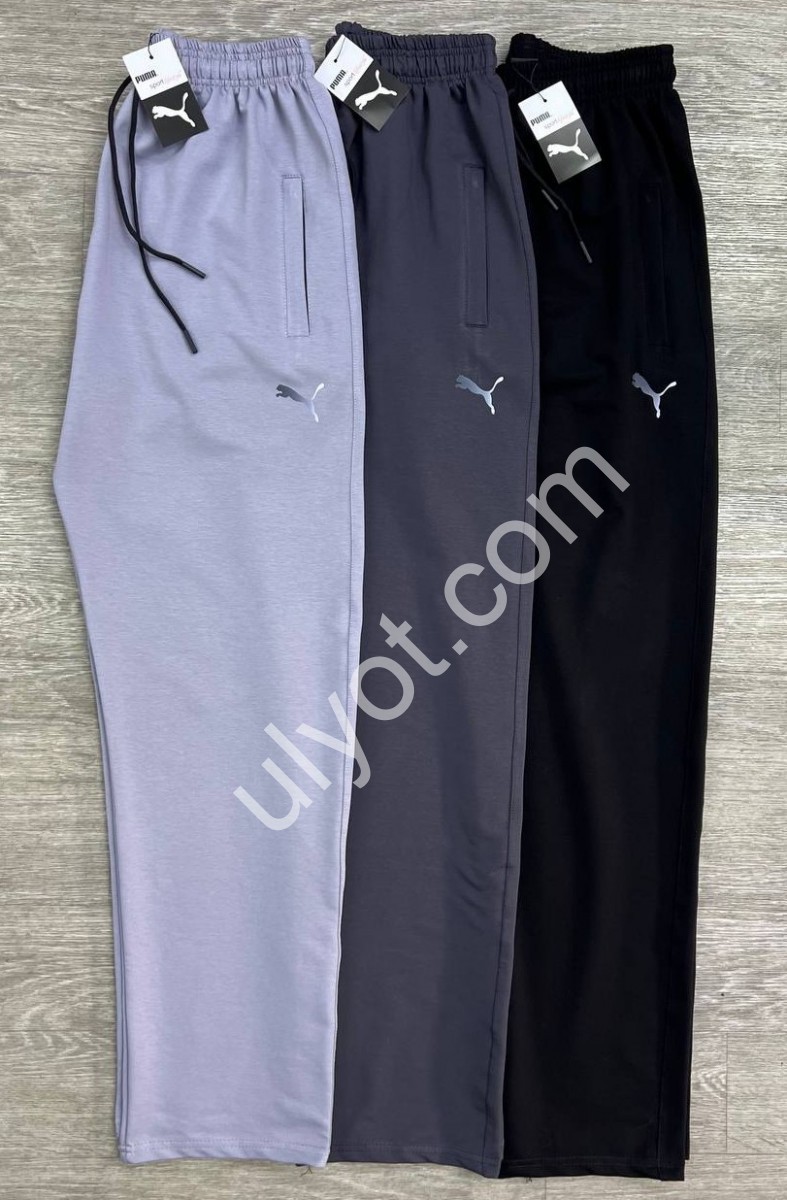 СПОРТ.ШТАНИ P15 (3XL-7XL) ПРЯМИЙ Т.СІРИЙ 264