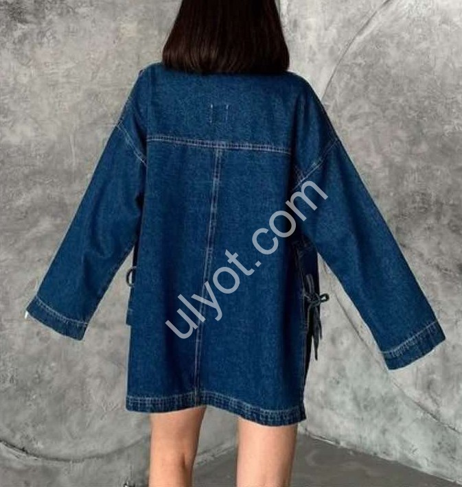 КУРТКА ДЖИНСОВАЯ TOP SHOP (S-L) Т.СИНИЙ 3447