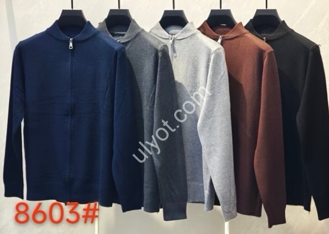 КОФТА (XL-5XL) ЧЕРНЫЙ 8603