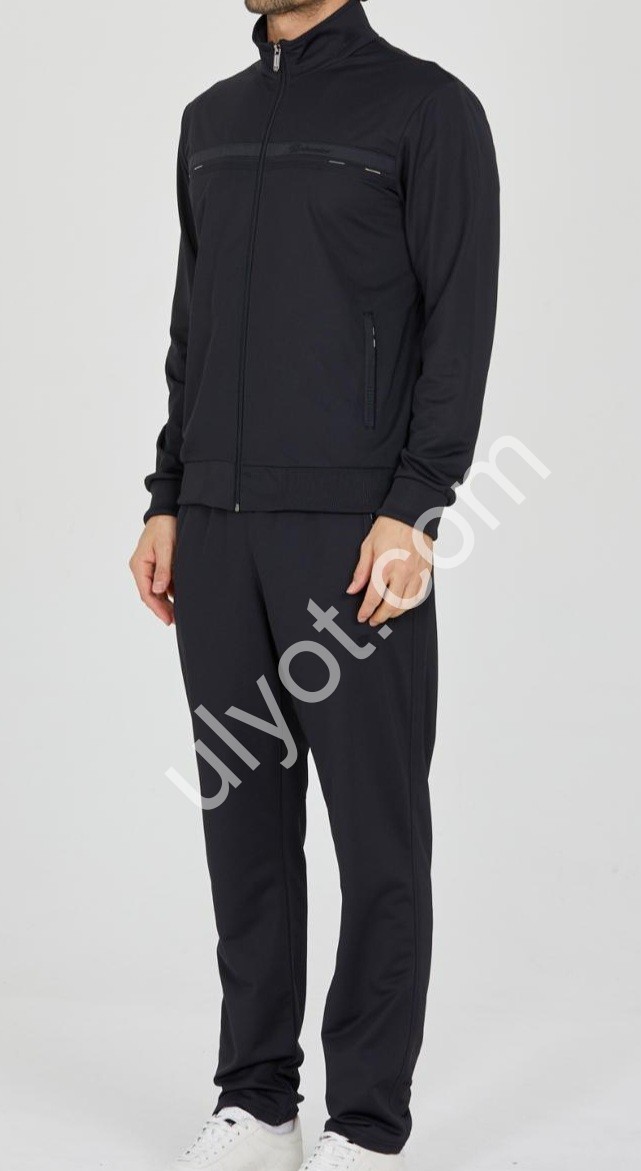 CПОРТ.КОСТЮМ (M-3XL) ПРЯМОЙ ЧЕРНЫЙ 71016