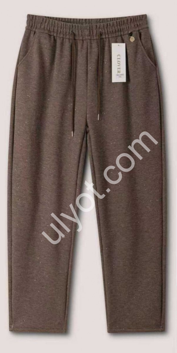 ШТАНИ (3XL-6XL) ФЛІС ПРЯМИЙ МІКС 4982
