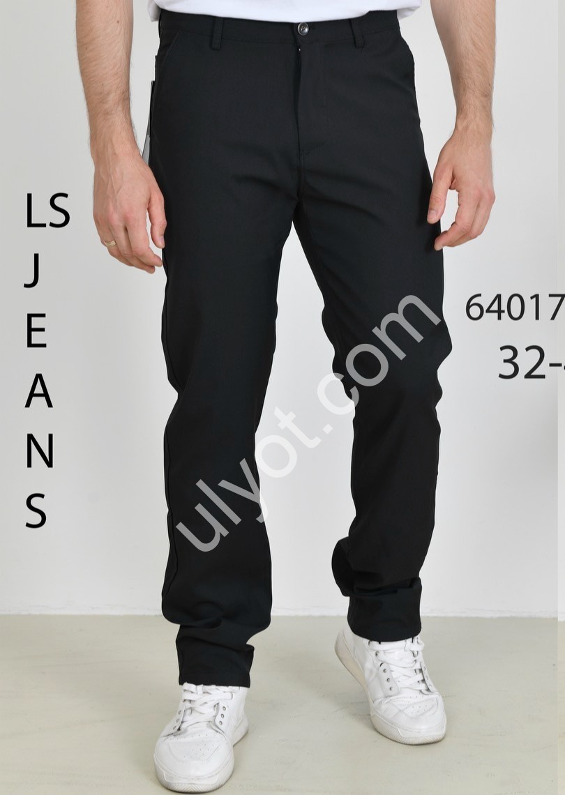 БРЮКИ LUVANS (32-42) ЧЕРНЫЙ 640172D