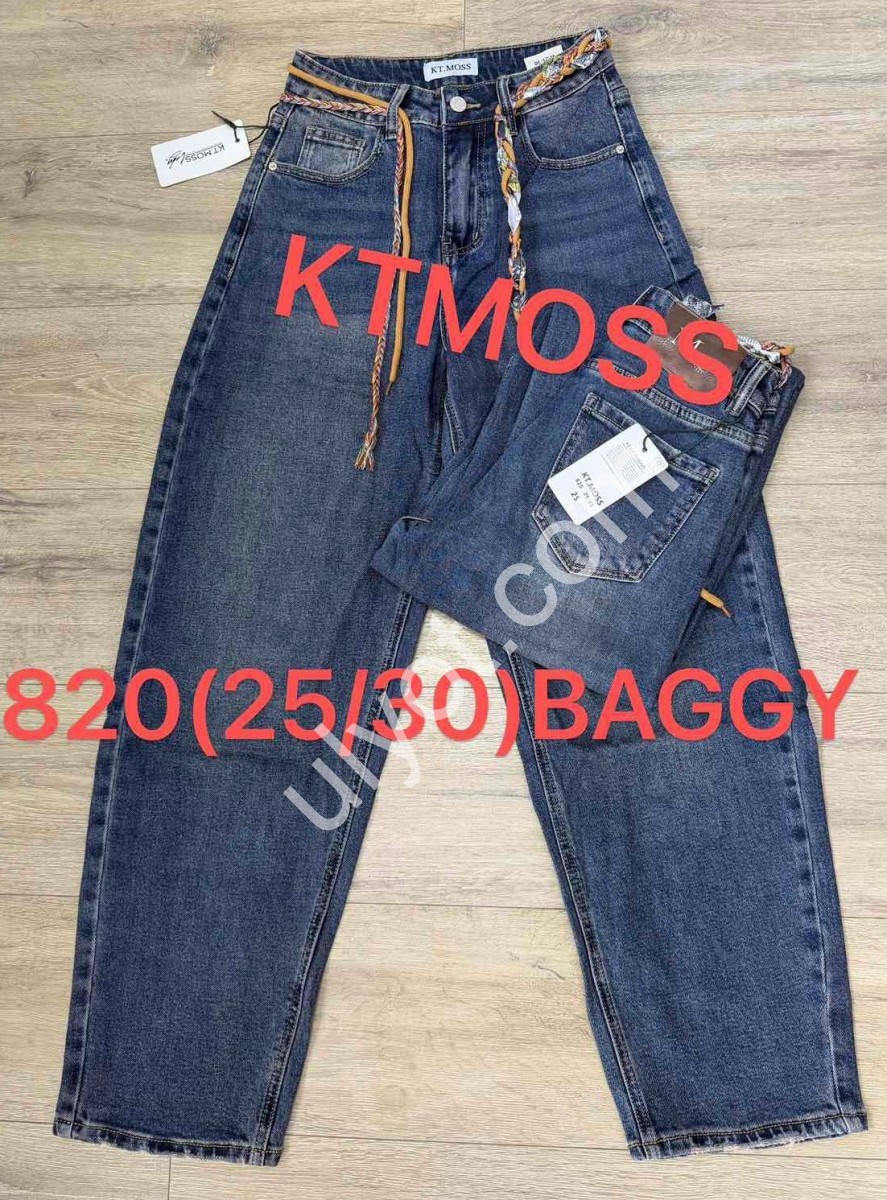 ДЖИНСИ KT.MOSS (25-30) Т.СИНІЙ 820