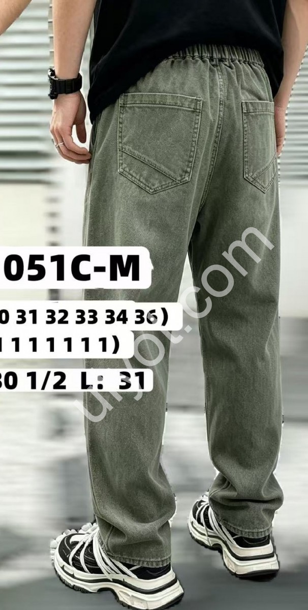 ДЖИНСЫ GOD BOREST (28-36) ХАКИ 1051