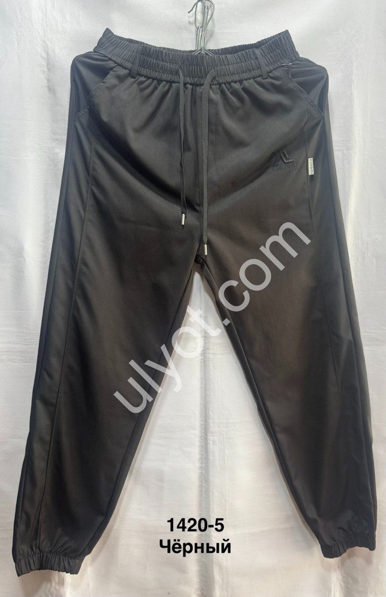 ШТАНИ (2XL-7XL) МАНЖЕТ ЧОРНИЙ 1420-5