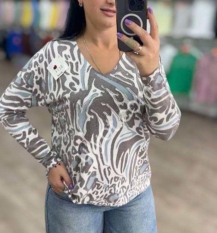 СВІТЕР (ONE SIZE 50-54) МІКС 25226