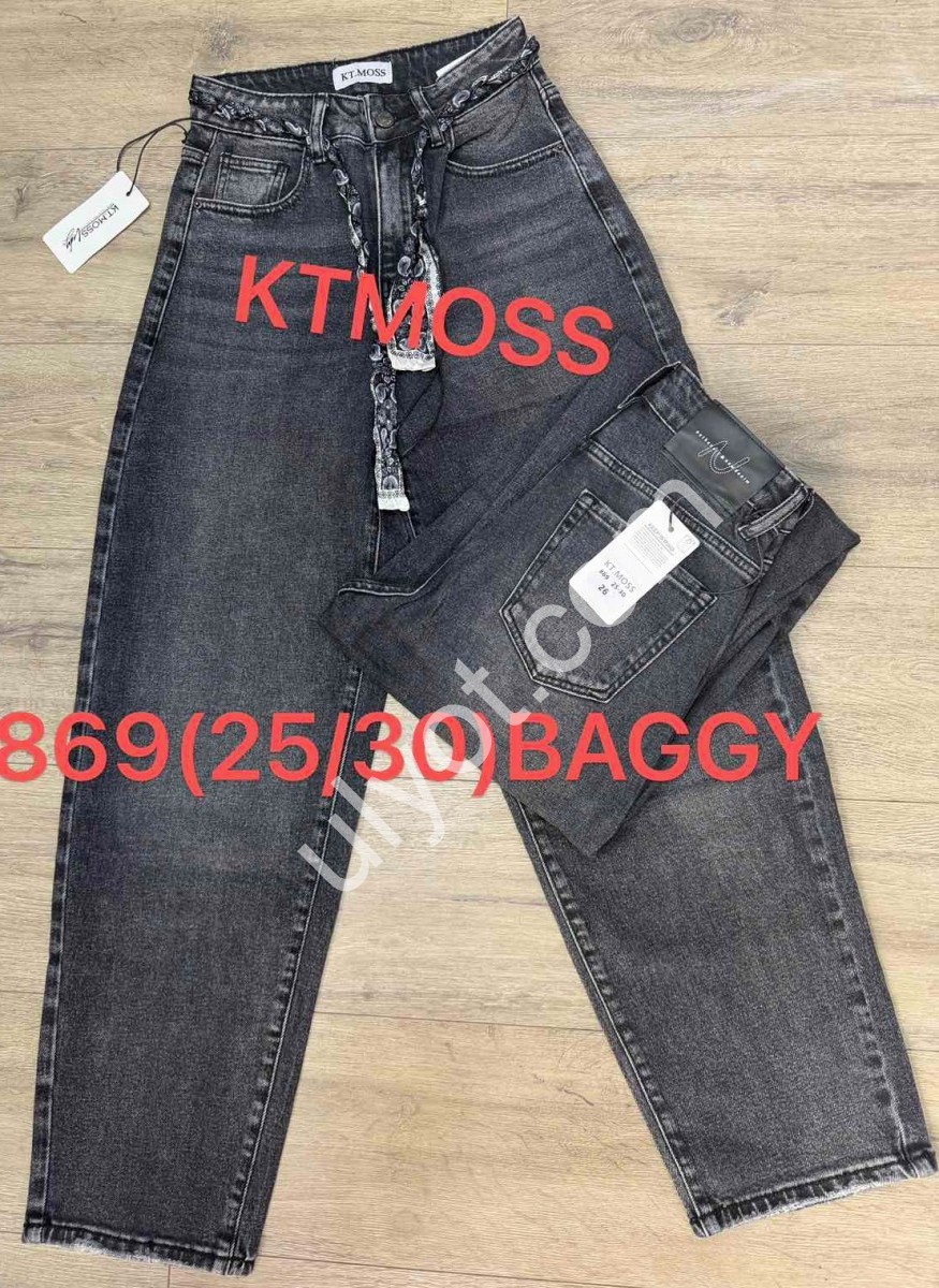 ДЖИНСЫ KT.MOSS (25-30) СЕРЫЙ 869