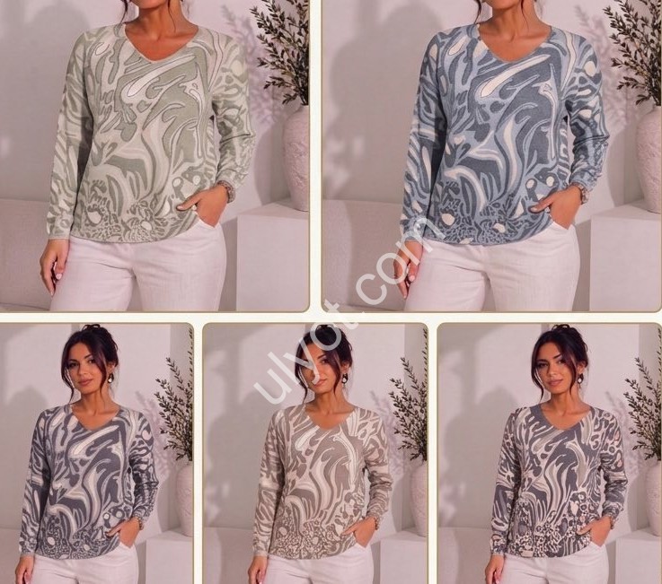 СВІТЕР (ONE SIZE 50-54) МІКС 25226