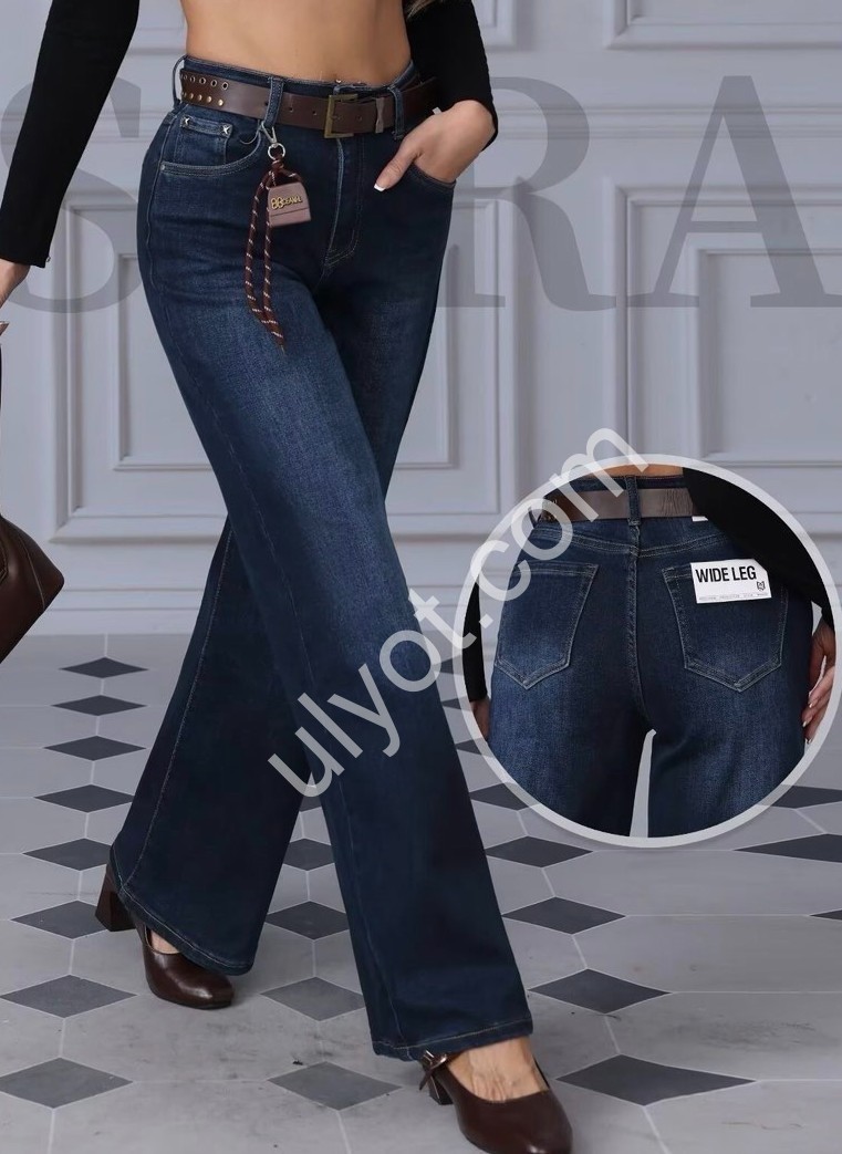 ДЖИНСИ M.SARA (XS-XL) Т.СИНІЙ 5215-1
